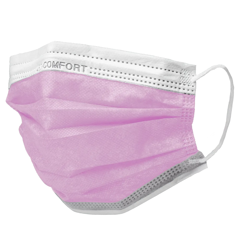 OP Maske, pink, Typ IIR, Med-Comfort