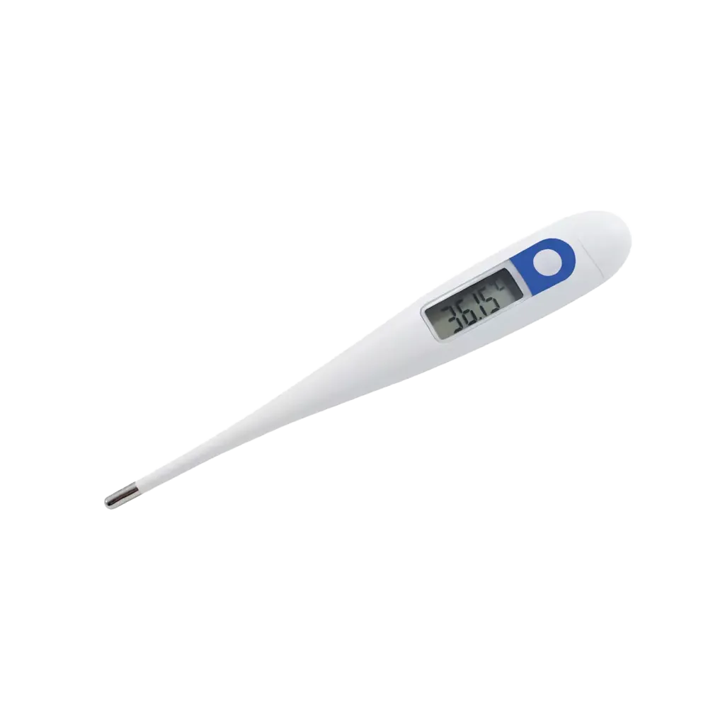 Digital Fieberthermometer, Farbe weiß, blau, 129 x 22 x 14 mm, Med-Comfort