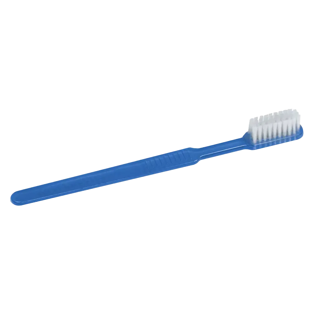 Dental PS Einmalzahnbürste mit Zahnpasta, Farbe blau, 15 x 2,6 cm, Med-Comfort: Polystyrol Einwegzahnbürste für Reisen und den Gebrauch vor zahnärtzlichen Behandlungen als Dentalbedarf kaufen.