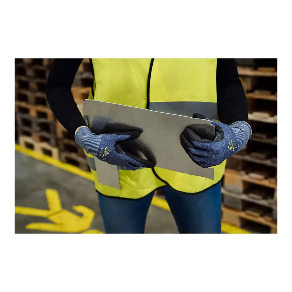 Schnittschutzhandschuhe, Größe 8, grau, SolidSafety Cut