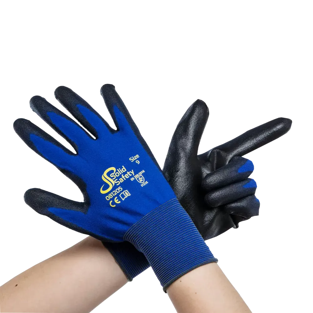 Montagehandschuh, Größe 6, grau, SolidSafety Tough Fine Touch: ultraleichter Arbeitsschutzhandschuh als PSA kaufen.
