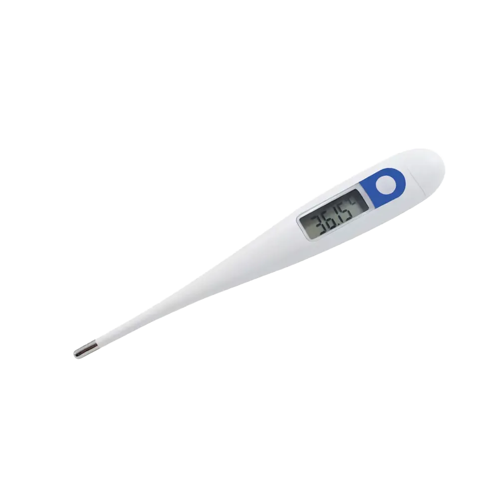 Digital Fieberthermometer, Farbe weiß, blau, 129 x 22 x 14 mm, Med-Comfort: wasserdichtes, digitales Fieberthermometer mit Signalton als Patienten- und Sationsbedarf kaufen.