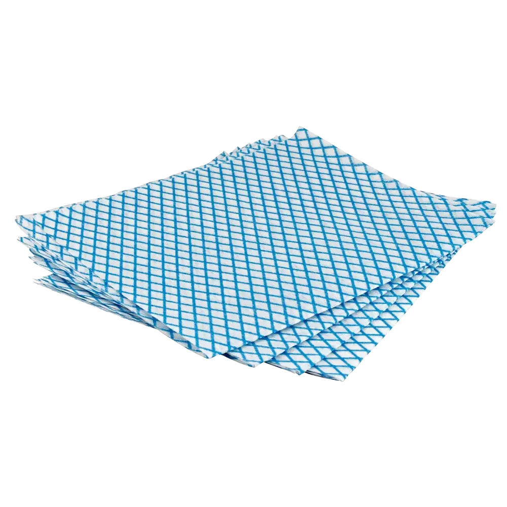 PP Vlies Einweg Pflegetuch, Farbe blau, weiß, 30 x 33 cm, Eco-Plus: Polypropylen Vlies Allzwecktuch für den Einsatz in der Pflege kaufen.